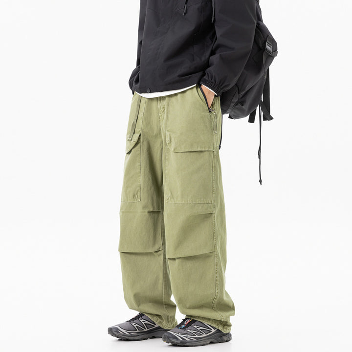 Herren Cargo-Hose mit elastischem Bund und Multifunktions-Taschen Mune Fashion