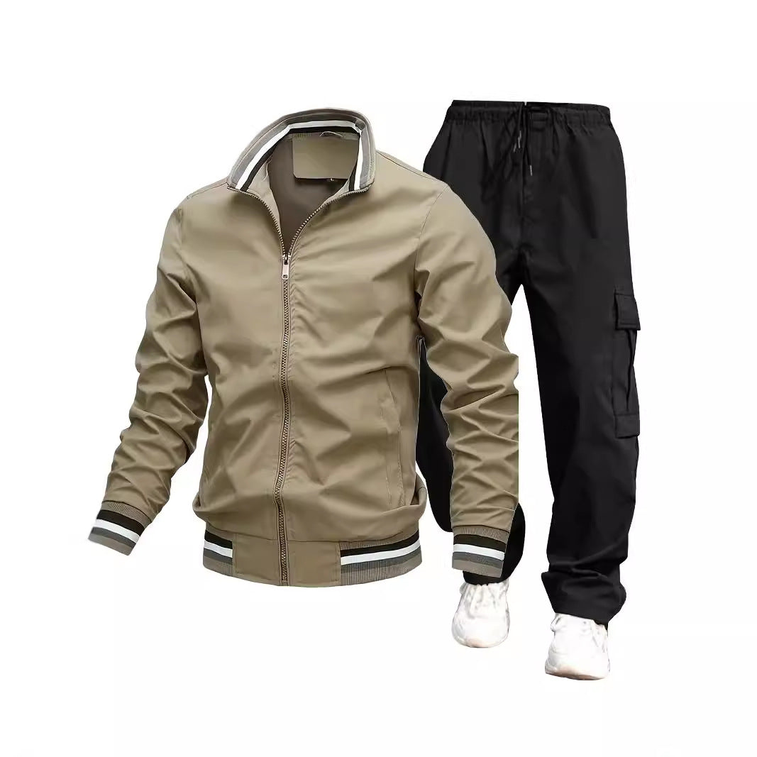 Men's Sports Jacket and Cargo Pants Mune Fashion