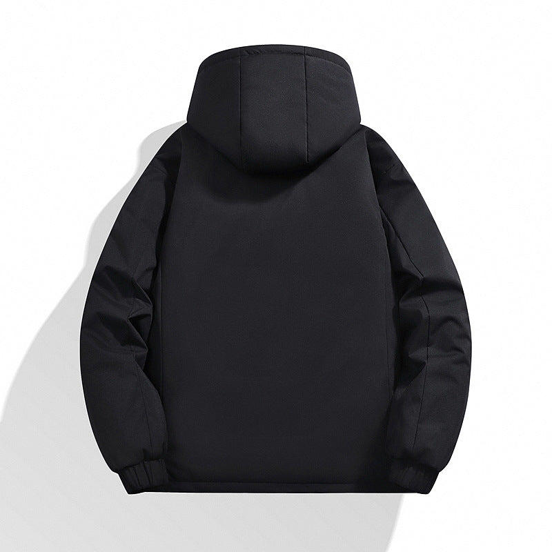Men's Padded Hooded Winter Jacket with Water-Repellent Membrane and Welded Chest Pocket Mune Fashion