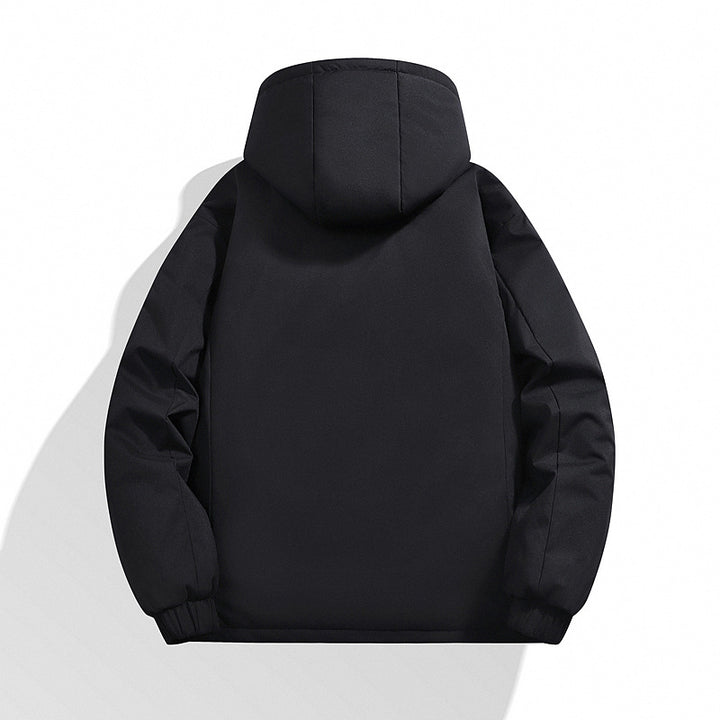 Men's Padded Hooded Winter Jacket with Water-Repellent Membrane and Welded Chest Pocket Mune Fashion