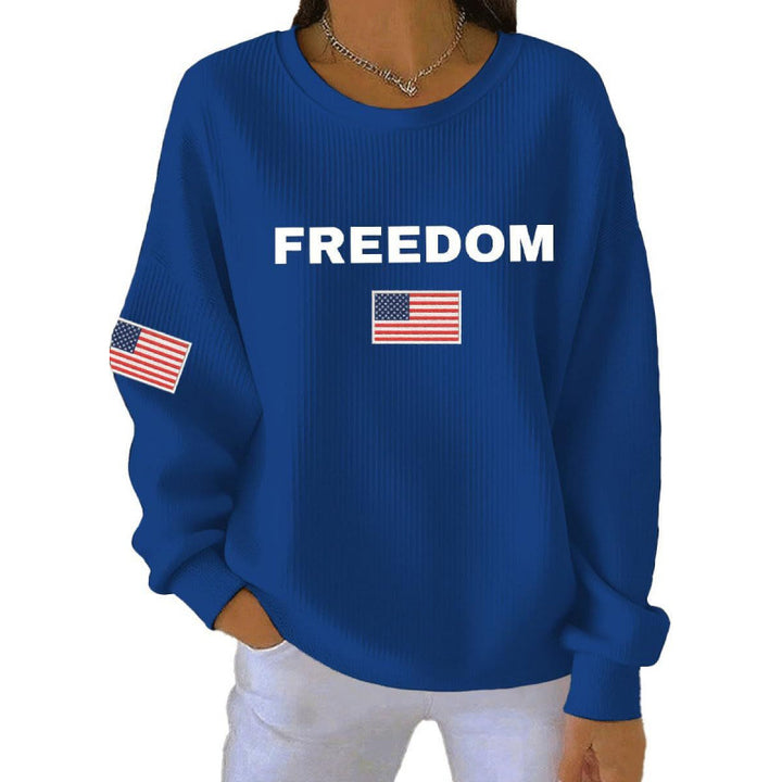 Women's Comfortable Sweatshirt with Distinctive Print Mune Fashion