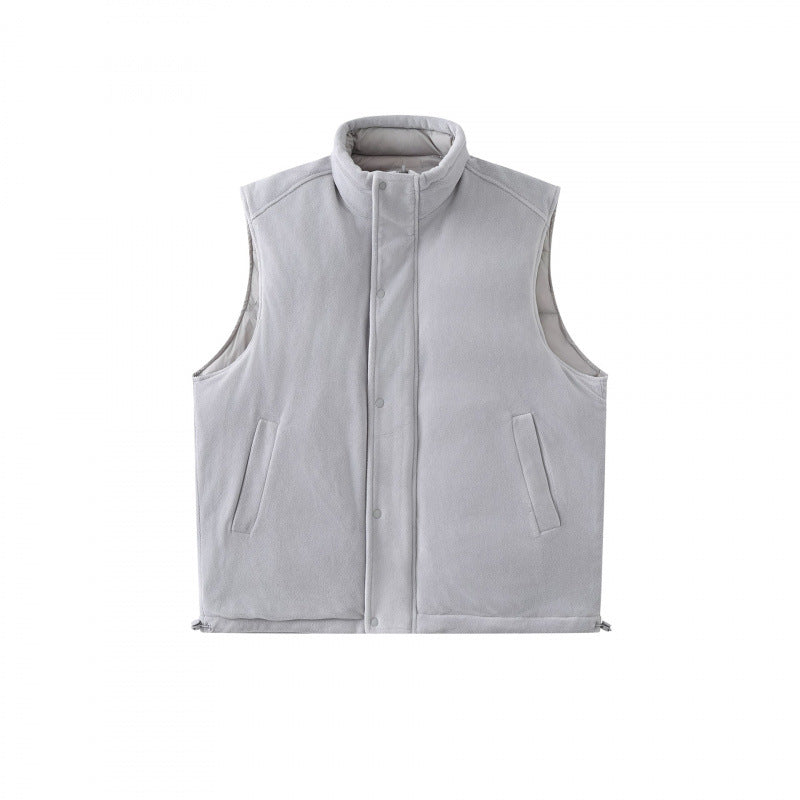 Unisex Lightweight padded thermal vest with stand-up collar and zipper Mune Fashion