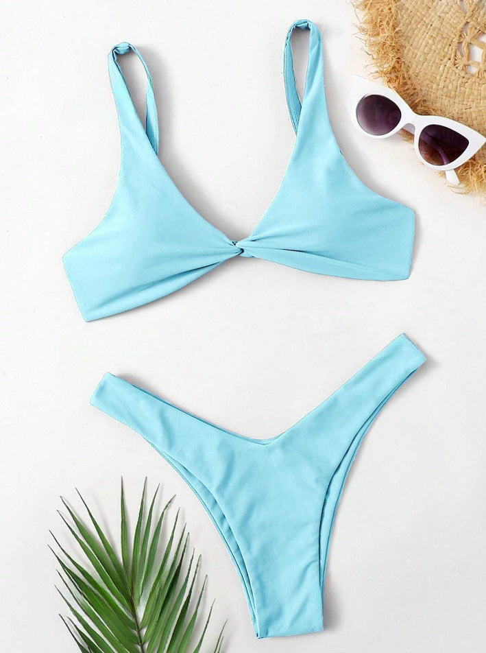 Women's bikini set with stylish knot details Mune Fashion