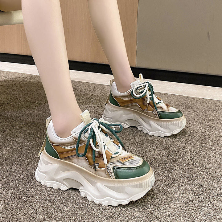 Women's Trendy Sneakers with Comfortable Platform Sole Mune Fashion