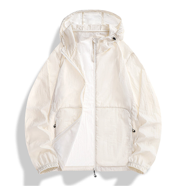 Men's Lightweight Outdoor Jacket with Adjustable Hood Mune Fashion