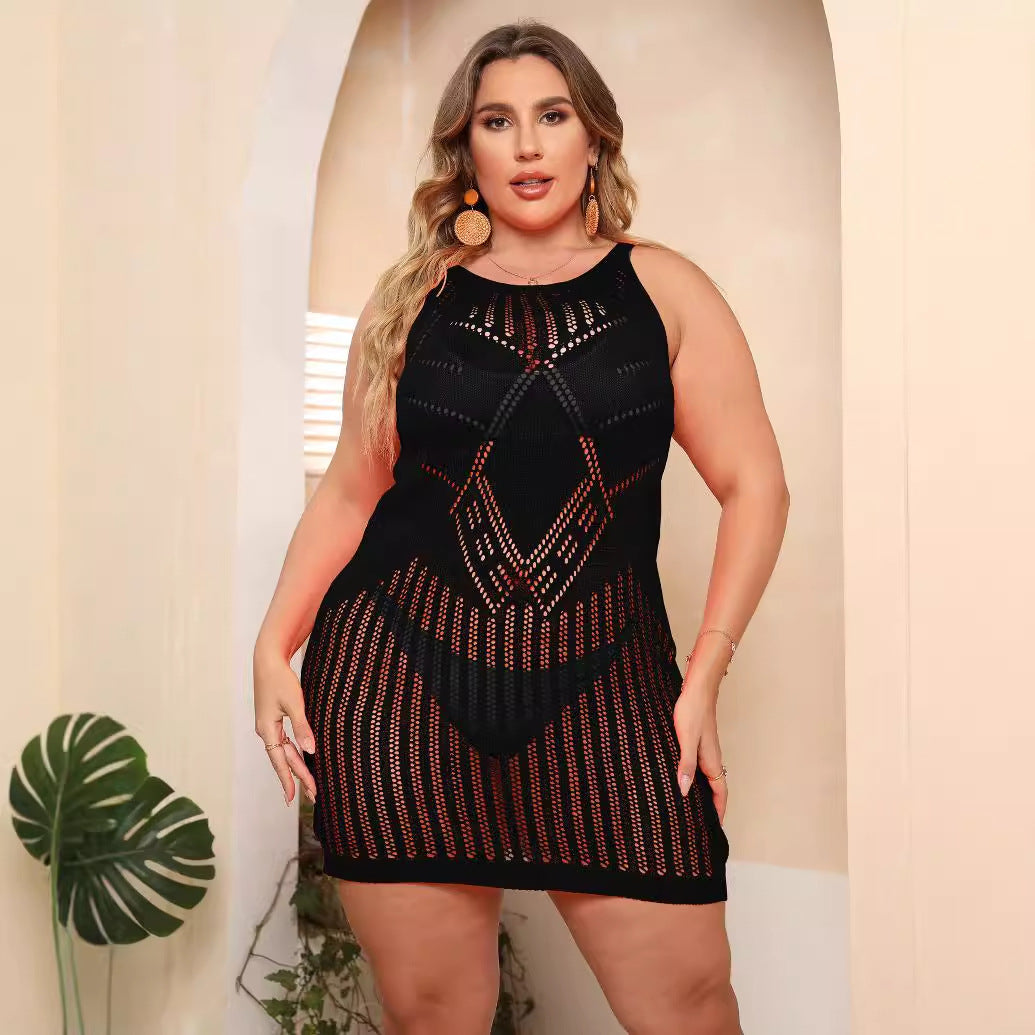 Women's airy net beach dress Mune Fashion