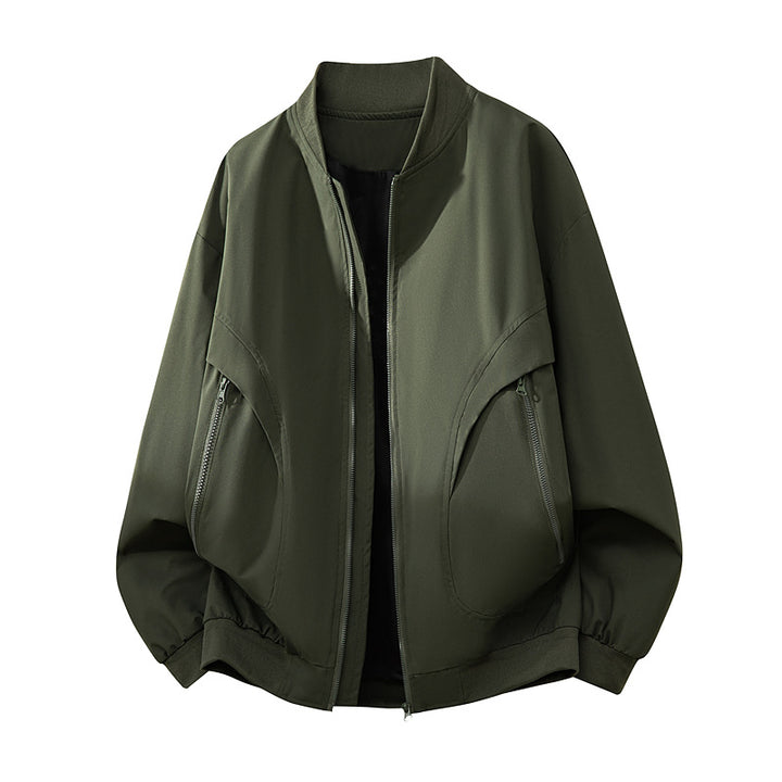 Women's Fashion Bomber Jacket with Water Droplet Seal Technology Mune Fashion