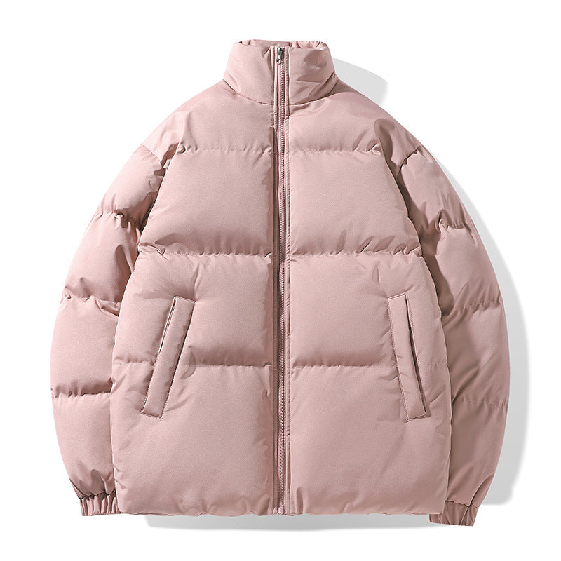 Men's short cut quilted winter jacket with high stand-up collar and padded thermo insulation Mune Fashion