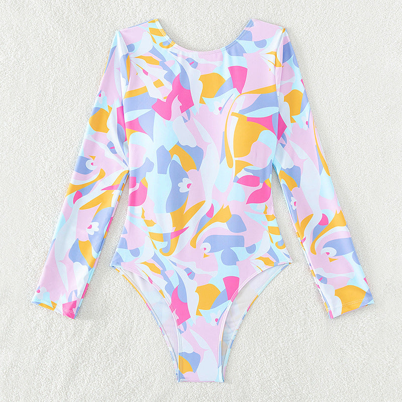 Women's Long-Sleeved Swimsuit Mune Fashion