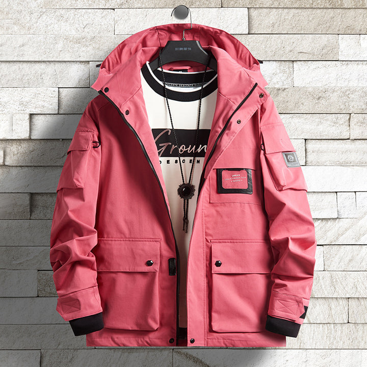 Men's Urban Tech Parka with hood, multifunctional pockets and thermal insulation Mune Fashion