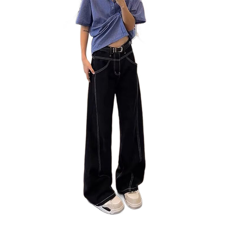 Women Casual High-Waist Flared Pants Mune Fashion