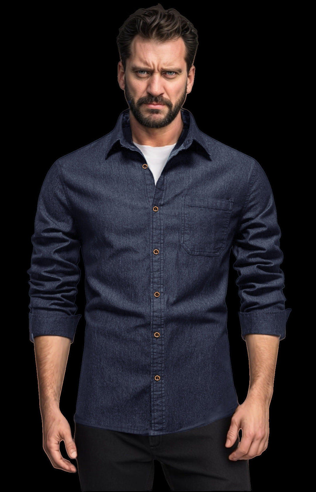 Men's Denim Shirt Mune