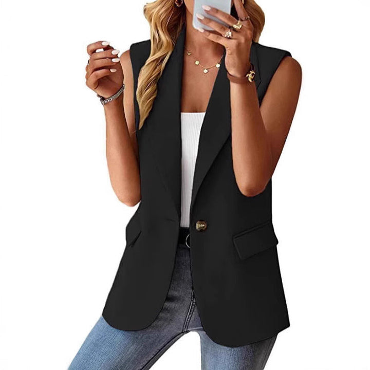 Ladies Stylish Blazer Vest Mune Fashion
