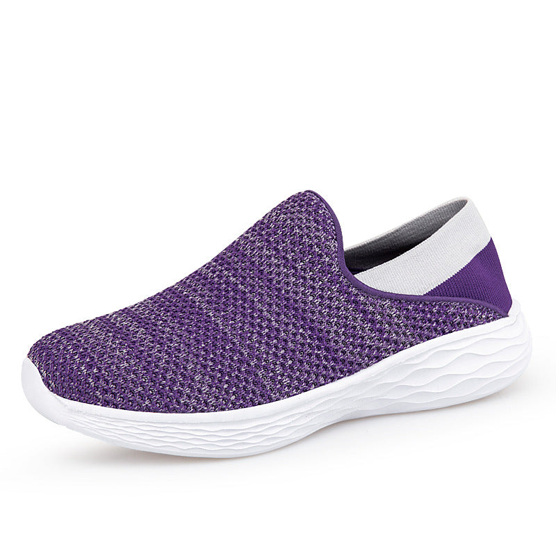Unisex nan entry-level comfort shoe with seamless knit shaft and cushioning lightweight foam sole Mune Fashion