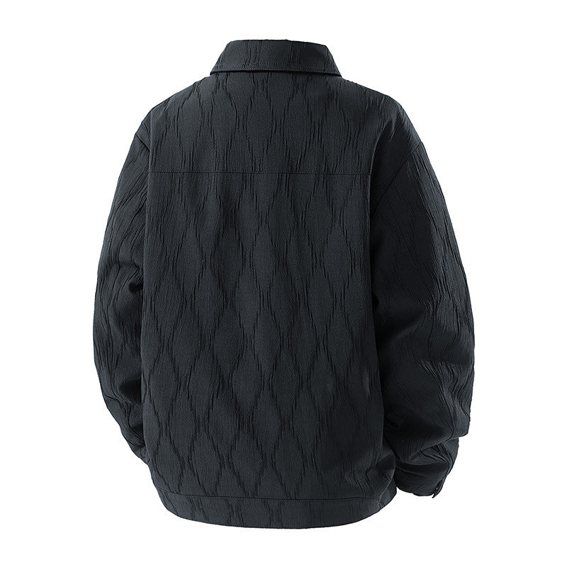Men's Fashion Jacket with Textured Fabric Mune Fashion