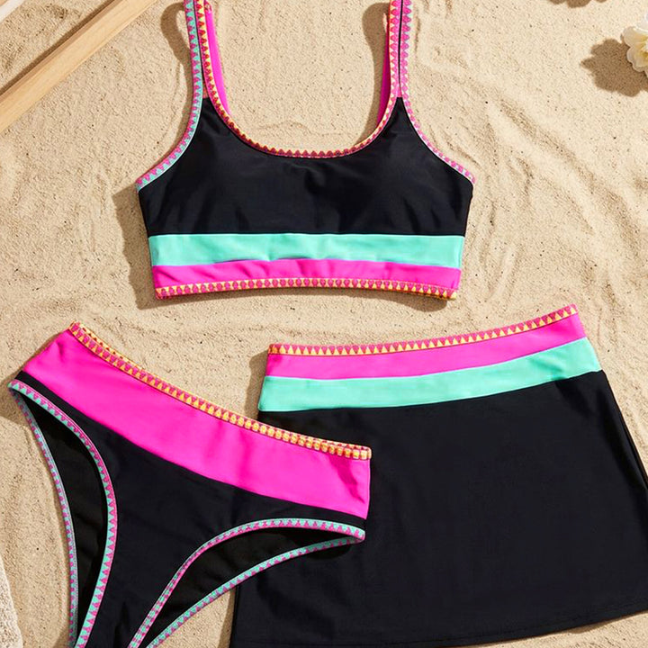 Women's Colorful Sporty Bikini Set Mune Fashion