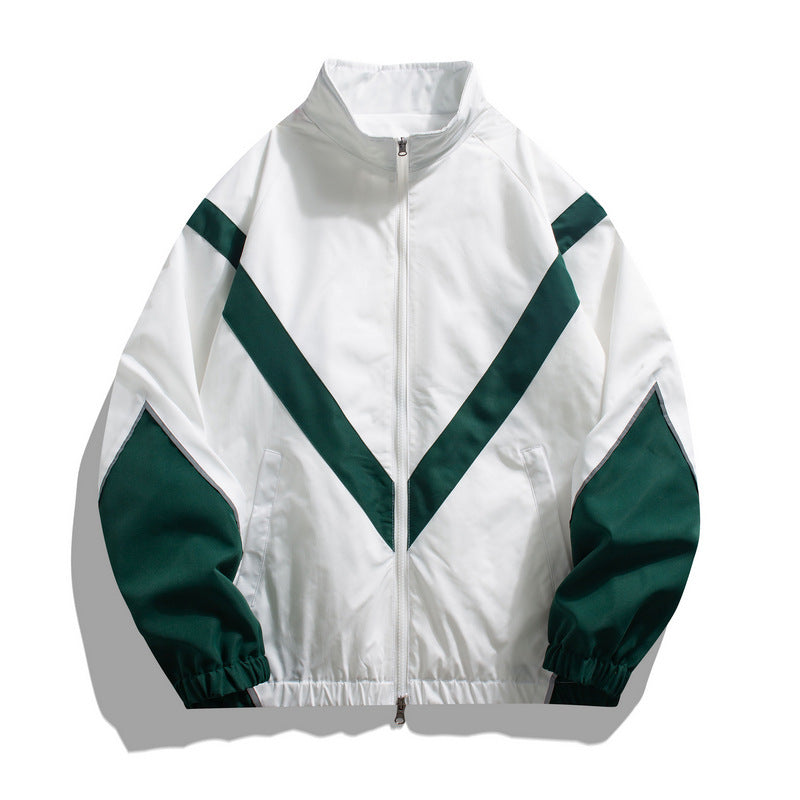 Men's sporty transitional jacket with high collar Mune Fashion 1788241614