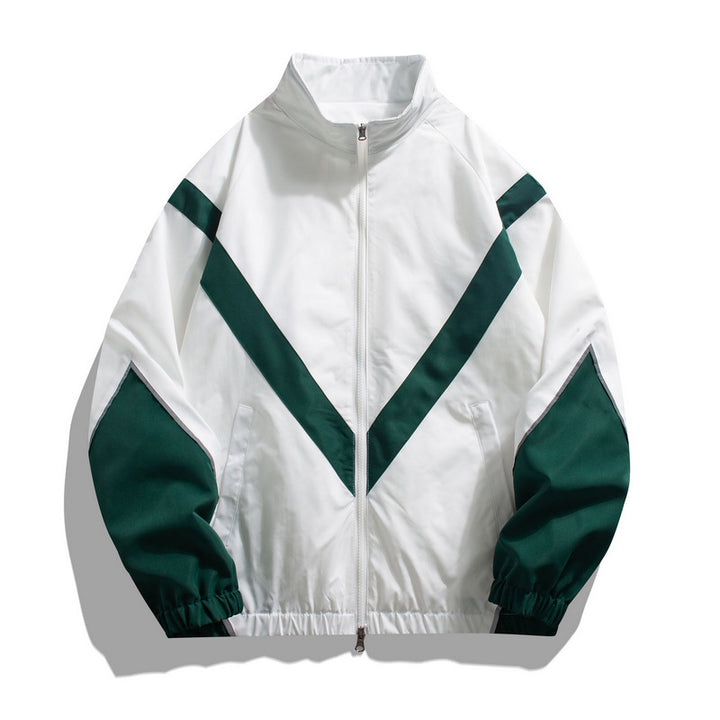 Men's sporty transitional jacket with high collar Mune Fashion 1788241614