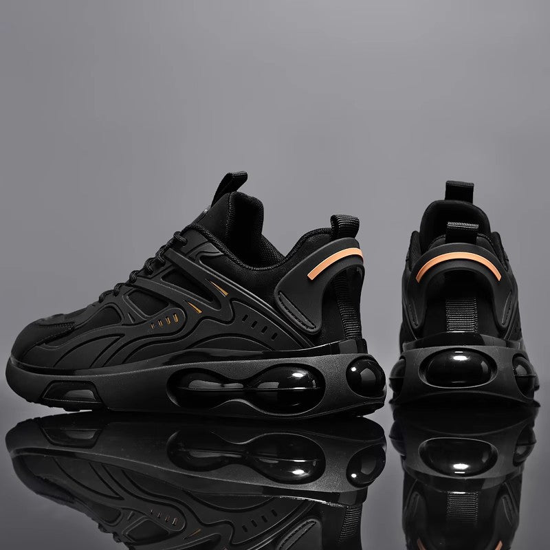 Unisex futuristic chunky sneaker with visible air capsule midsole and ergonomic cushioning Mune Fashion