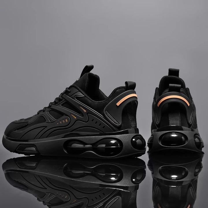 Unisex futuristic chunky sneaker with visible air capsule midsole and ergonomic cushioning Mune Fashion