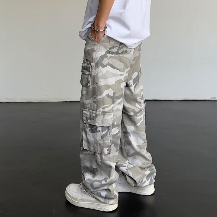 Men's Camouflage Cargo Pants with Loose Fit Mune Fashion
