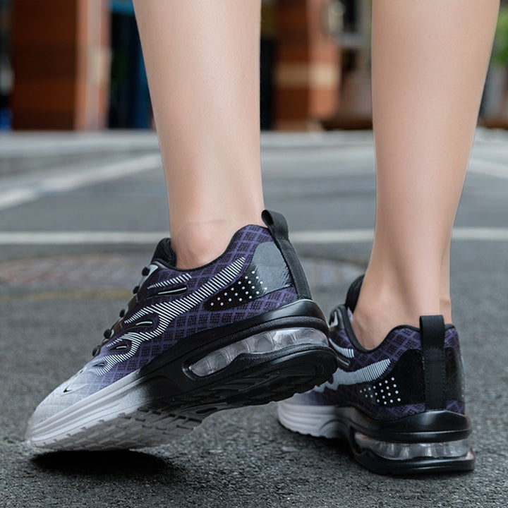 Women's nan performance-oriented fitness sneakers with visible air cushioning and seamless knit upper material Mune Fashion
