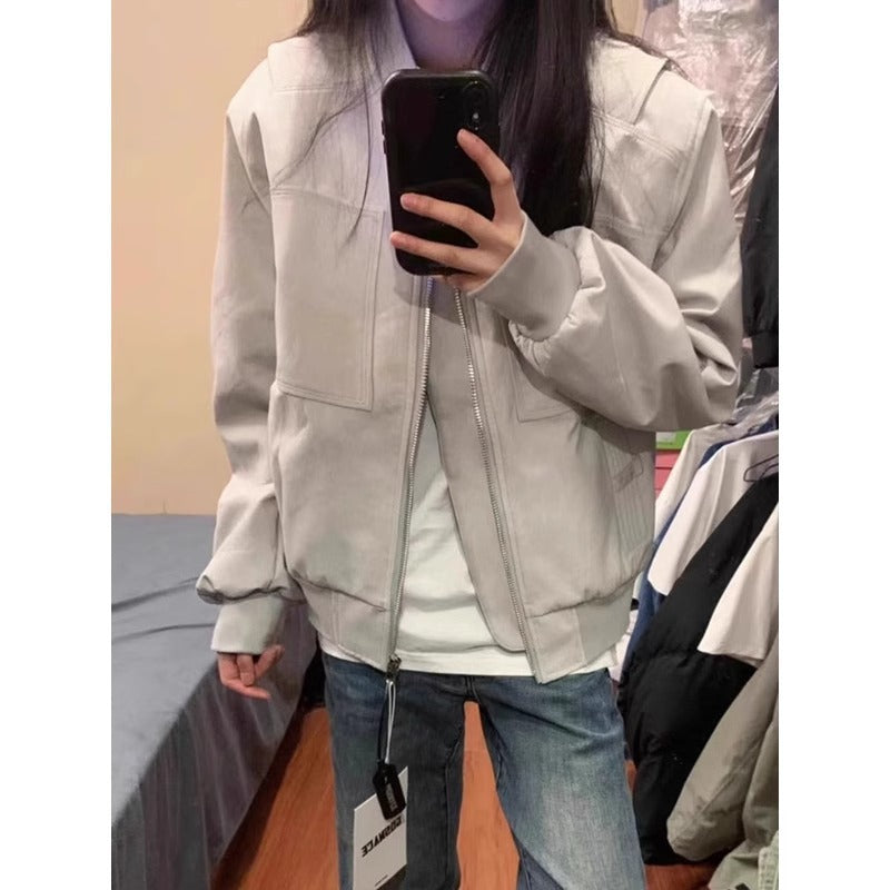 Women Casual Bomber Jacket Mune Fashion