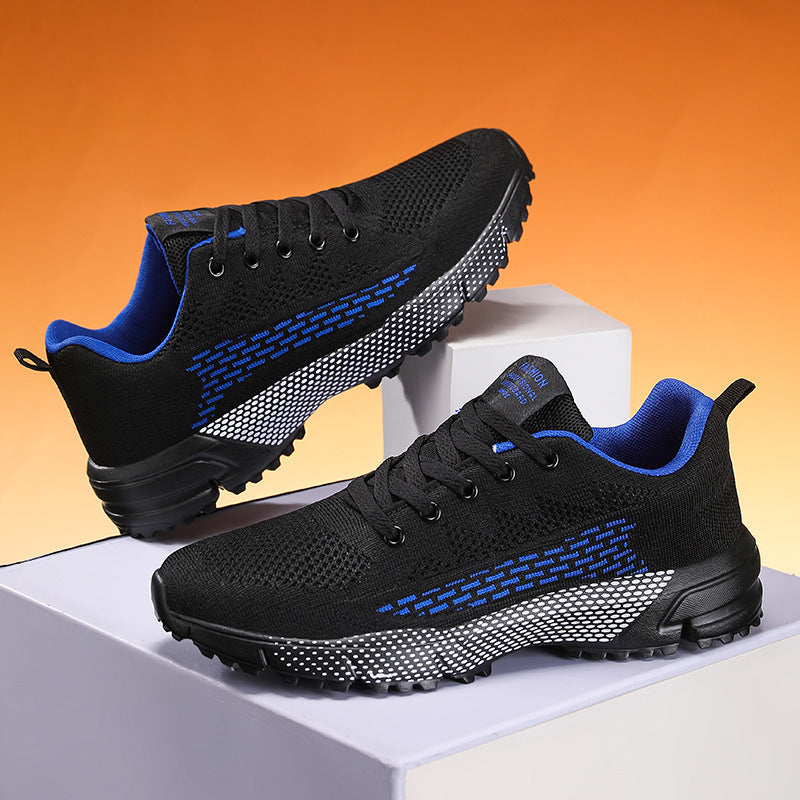 Men's nan lightweight knitted training sneakers with grippy off-road profile sole, padded heel, and shock-absorbing lightweight midsole Mune Fashion
