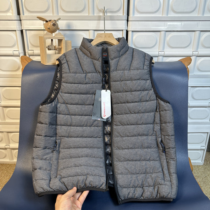 Men's quilted vest with Primaloft insulation, stand-up collar and zipper Mune Fashion