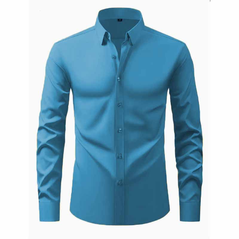 Men's long-sleeved shirt with innovative cut and modern design Mune Fashion