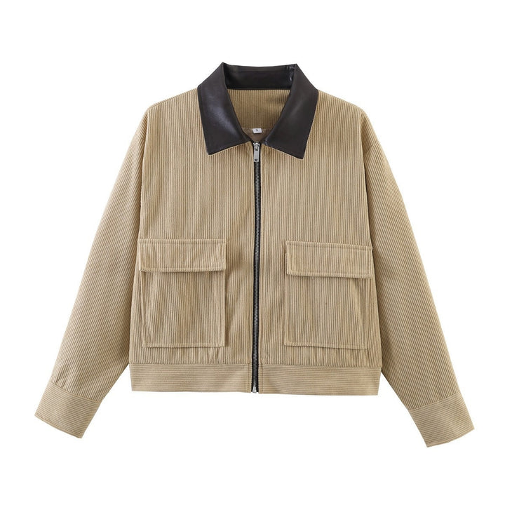 Ladies' Fashion Jacket with Two Patch Pockets
