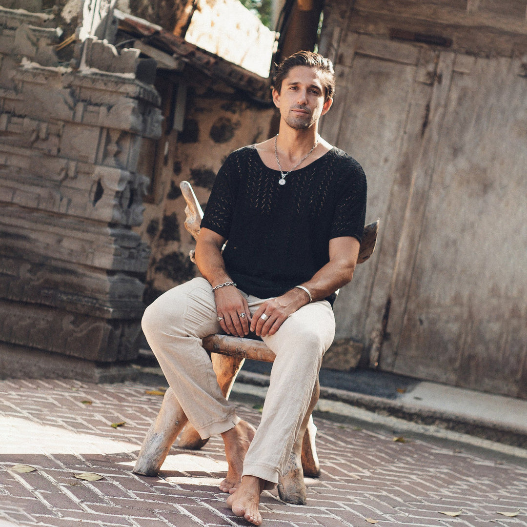 Men's airy mesh top Mune Fashion