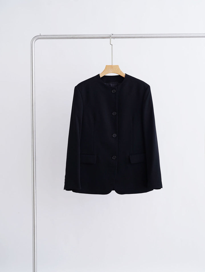 Women's fashionable blazer with simple collar Mune Fashion