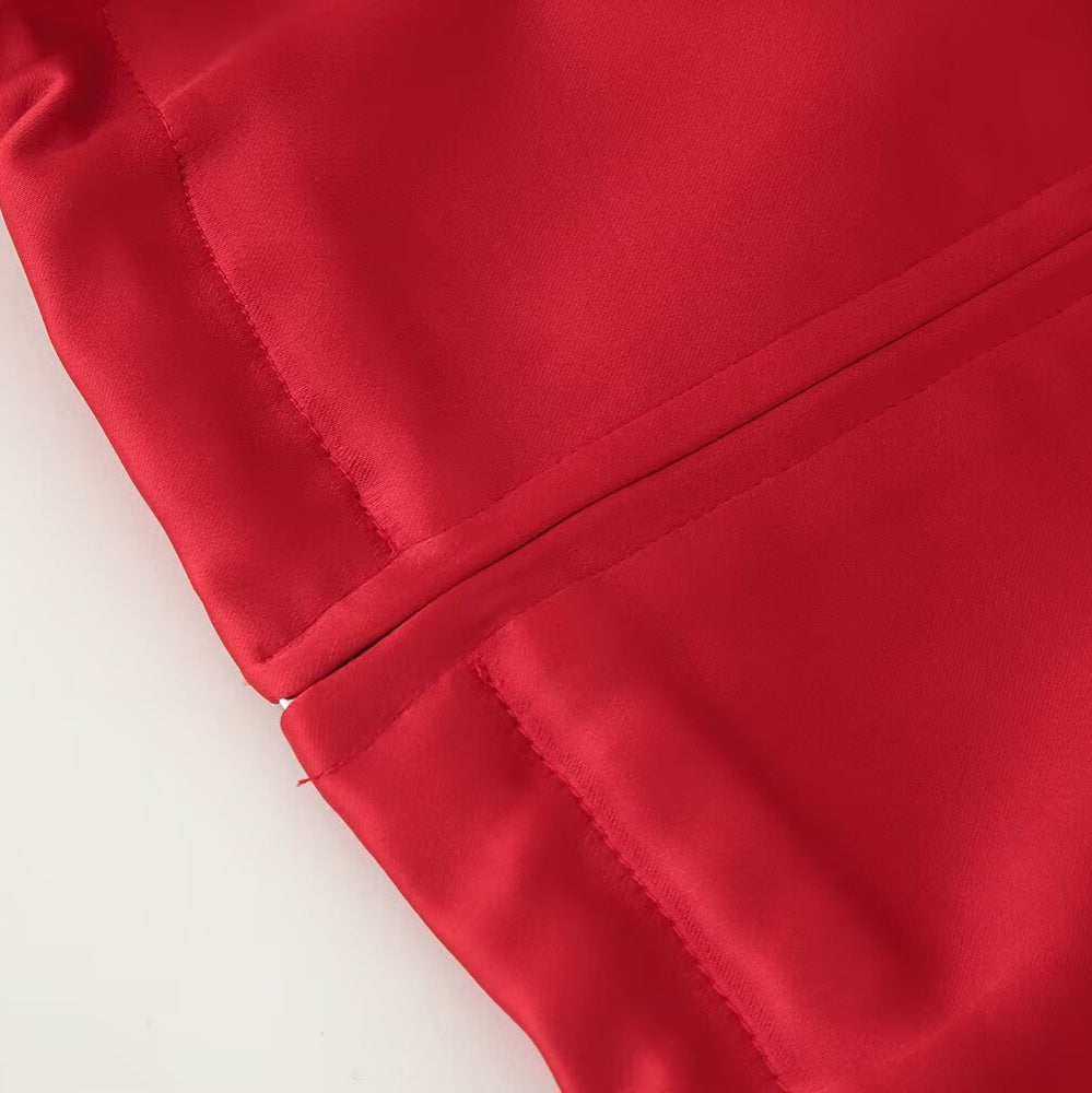 Women's Lightweight Windbreaker Jacket with Stand Collar, Zipper Pockets and Elastic Hem Mune Fashion
