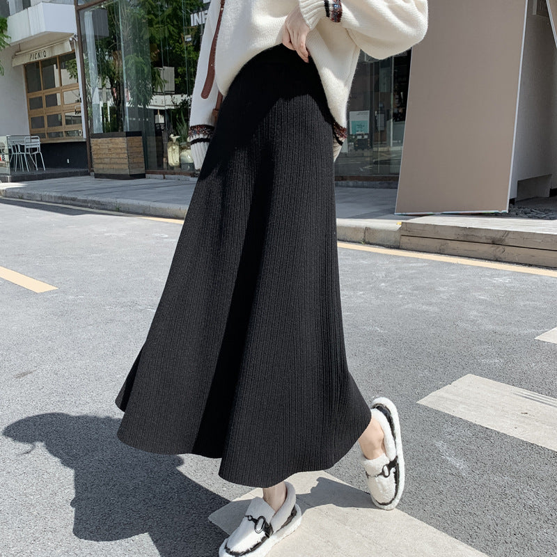 Ladies Elegant, Swinging Pleated Skirt Mune Fashion