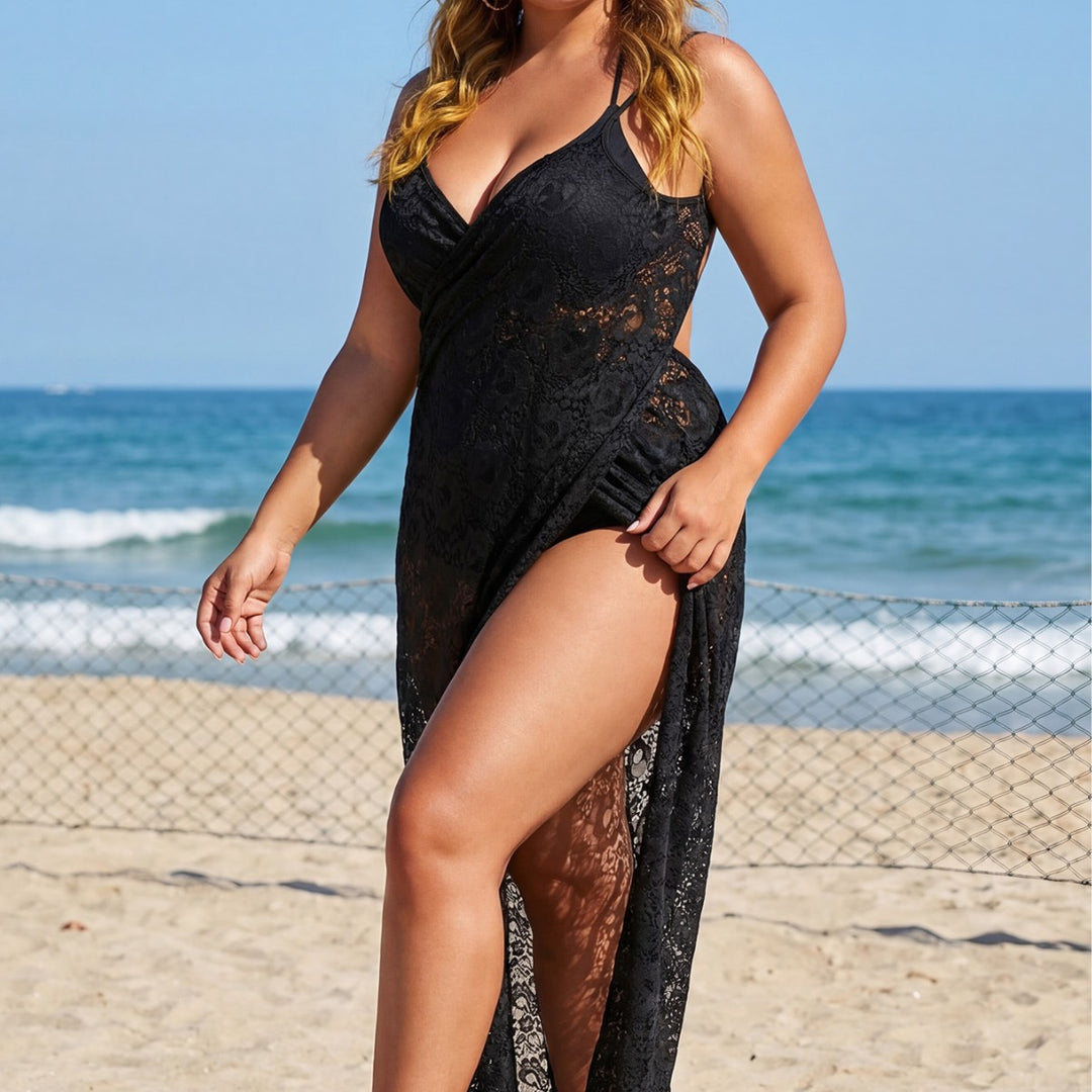 Ladies Elegant Transparent Beach Dress Mune Fashion