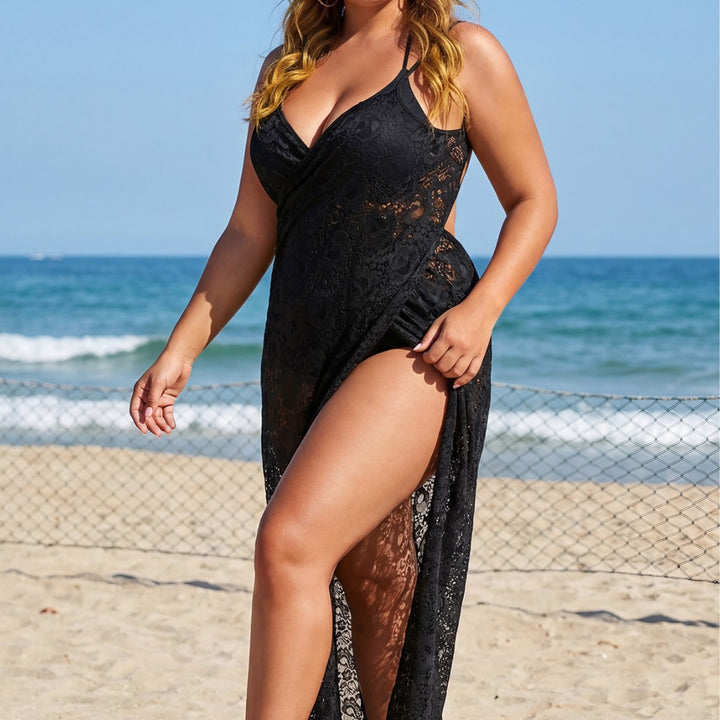 Ladies Elegant Transparent Beach Dress Mune Fashion