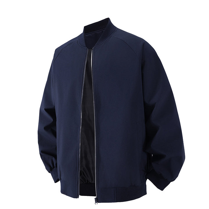 Men's Fashionable Bomber Jacket with Elastic Cuffs Mune Fashion