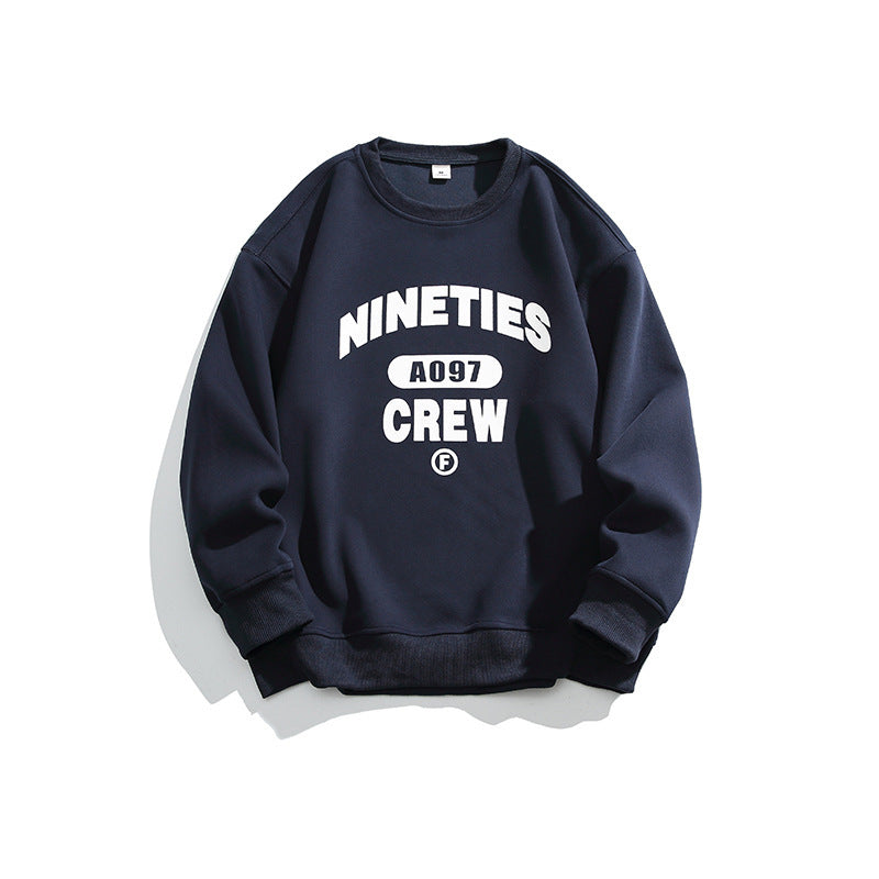 Unisex Oversized Sweatshirt with Round Neck and Distinctive College Print Mune Fashion