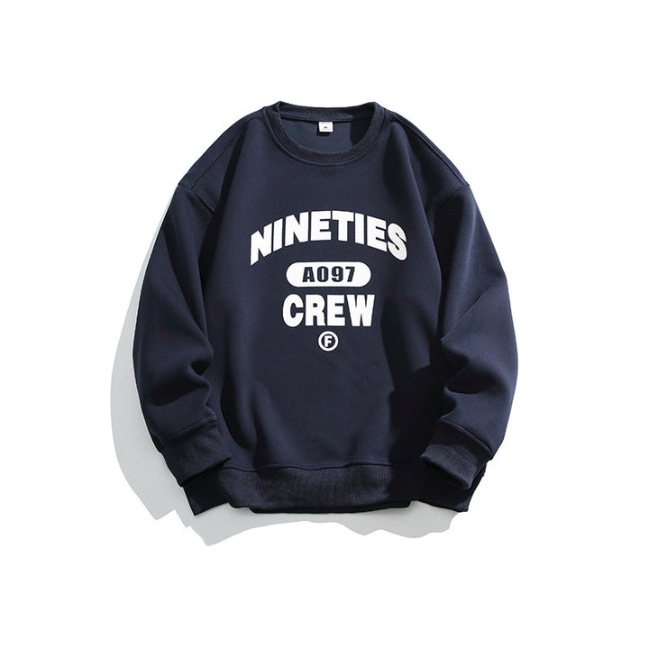 Unisex Oversized Sweatshirt with Round Neck and Distinctive College Print Mune Fashion