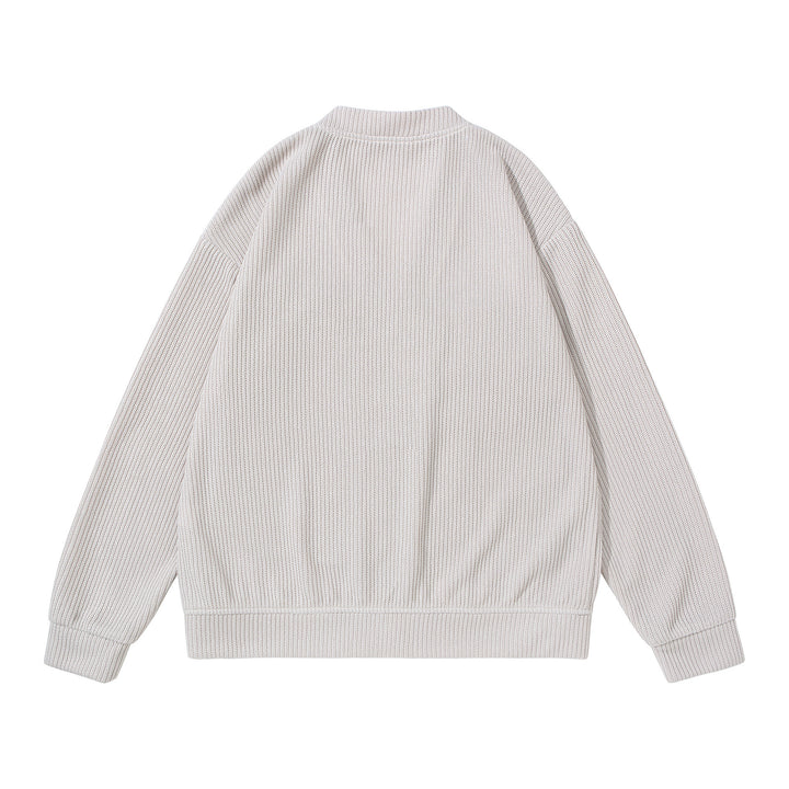 Unisex Structured Button Cardigan with V-Neck and Patch Pockets Mune Fashion