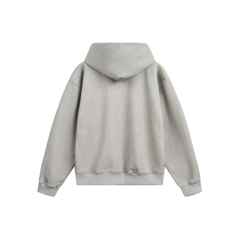 Unisex hoodie with relaxed fit and abstract front print Mune Fashion