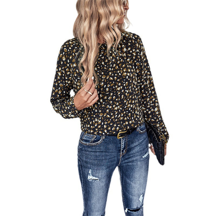 Women Playful Blouse with Dots and Bows Mune Fashion