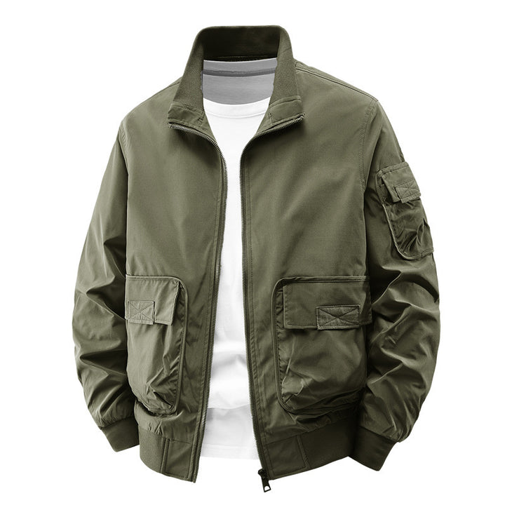 Men's practical bomber jacket with pockets Mune Fashion
