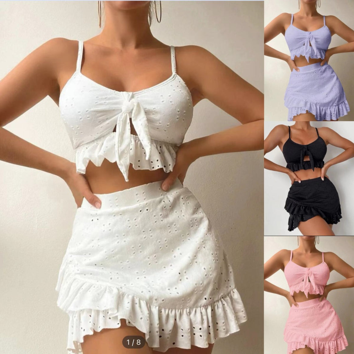 Women Crop Top and Skirt Set Mune Fashion