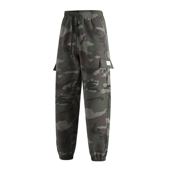 Men's cargo jogging pants with elastic waistband, multi-functional pockets & cuffs Mune Fashion