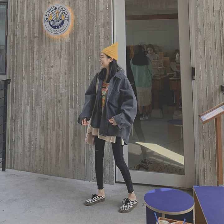Women Oversized Hoodie Jacket in Utility Style Mune Fashion