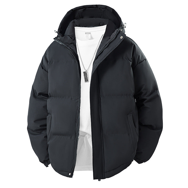 Men's quilted hooded jacket with thermal lining and padded insulation Drune