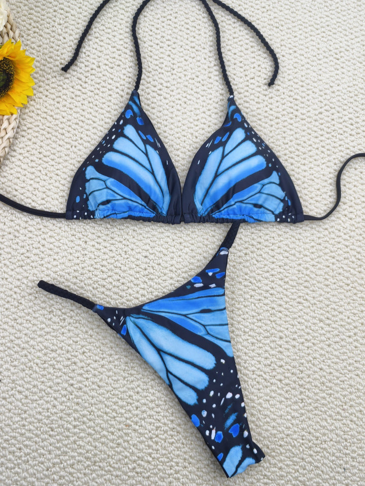 Women's bikini set with trendy butterfly design and adjustable straps Mune Fashion