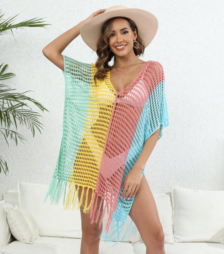 Women's airy-transparent beach poncho Mune Fashion